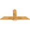 Ekena Millwork Eugene Rough Sawn Timber Gable Bracket, Western Red Cedar, 48"W x 24"H x 2"D x 6"F, 12/12 Pitch GBW048X24X0206EUG00RWR - alternate 4